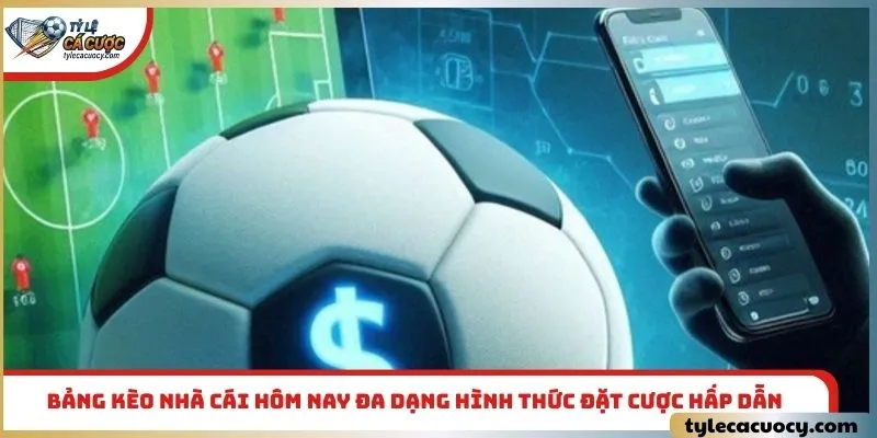 Bảng kèo nhà cái hôm nay đa dạng hình thức đặt cược hấp dẫn