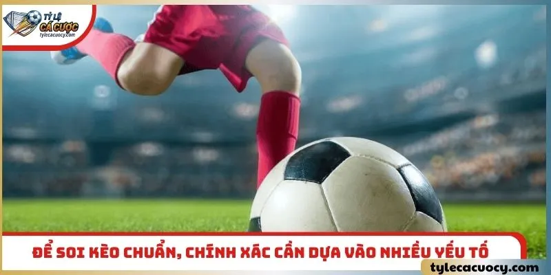Để soi kèo chuẩn, chính xác cần dựa vào nhiều yếu tố